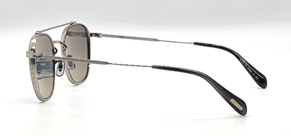 Oliver Peoples OV1294ST Mandeville Titanium Square Sunglasses-New/Unworn-Full Kit