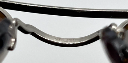 Oliver Peoples OV1294ST Mandeville Titanium Square Sunglasses-New/Unworn-Full Kit