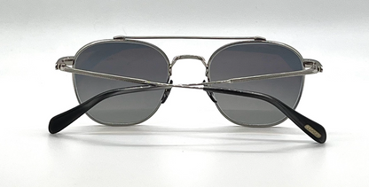 Oliver Peoples OV1294ST Mandeville Titanium Square Sunglasses-New/Unworn-Full Kit