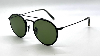 Oliver Peoples Ellice OV1235ST-Matte Black Round Sunglasses-New/Unworn