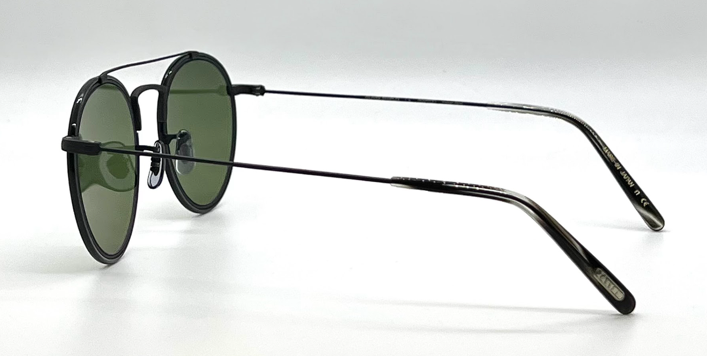 Oliver Peoples Ellice OV1235ST-Matte Black Round Sunglasses-New/Unworn