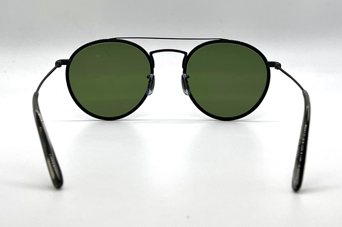 Oliver Peoples Ellice OV1235ST-Matte Black Round Sunglasses-New/Unworn