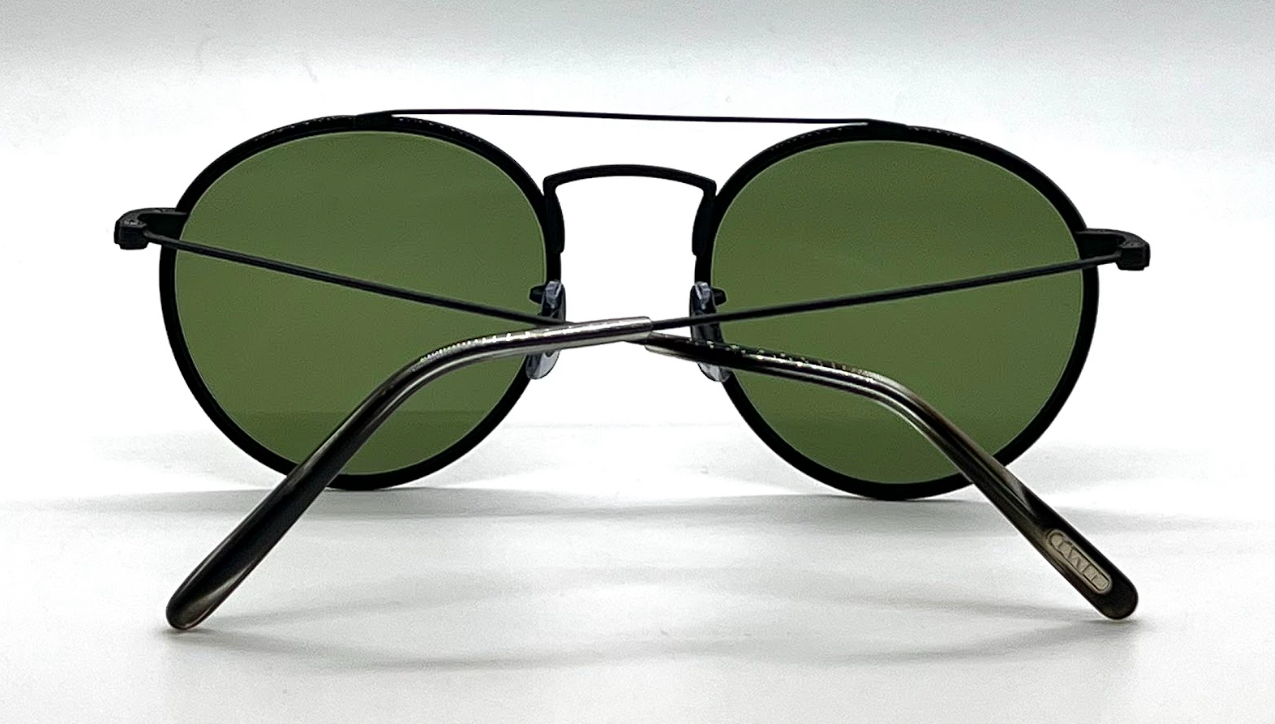 Oliver Peoples Ellice OV1235ST-Matte Black Round Sunglasses-New/Unworn