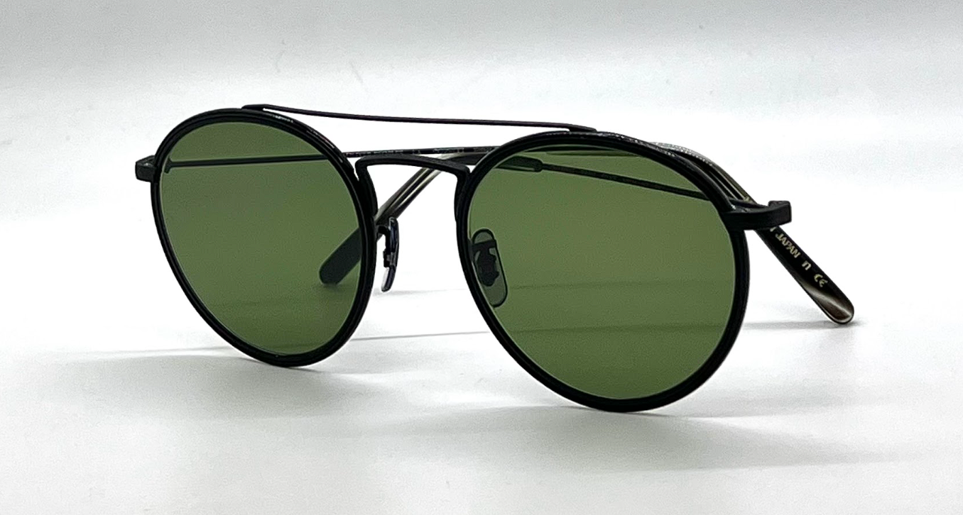 Oliver Peoples Ellice OV1235ST-Matte Black Round Sunglasses-New/Unworn