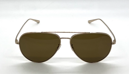 Oliver Peoples x The Row Casse OV1277ST Gold Titanium Sunglasses-New/Unworn-Full Kit