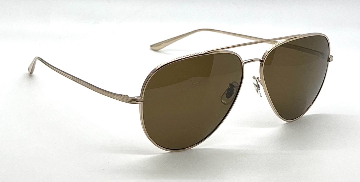 Oliver Peoples x The Row Casse OV1277ST Gold Titanium Sunglasses-New/Unworn-Full Kit