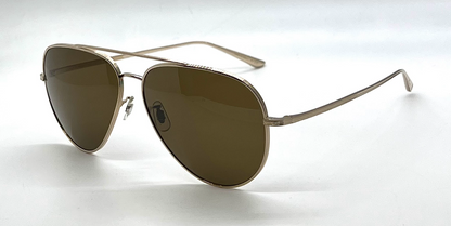 Oliver Peoples x The Row Casse OV1277ST Gold Titanium Sunglasses-New/Unworn-Full Kit