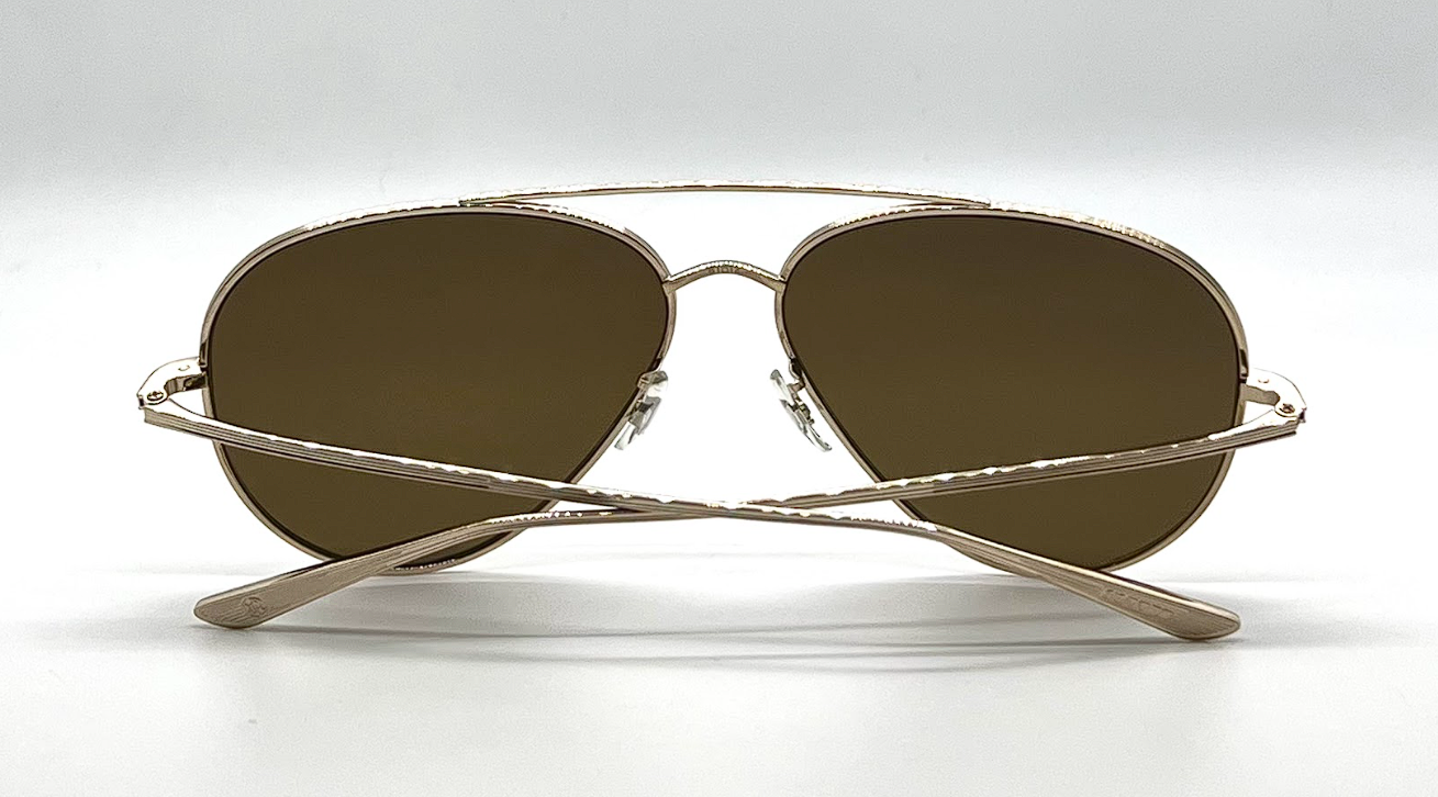 Oliver Peoples x The Row Casse OV1277ST Gold Titanium Sunglasses-New/Unworn-Full Kit
