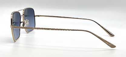 Oliver Peoples Victory L.A. OV1246ST Gold Sunglasses Blue Gradient Lens
