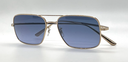 Oliver Peoples Victory L.A. OV1246ST Gold Sunglasses Blue Gradient Lens