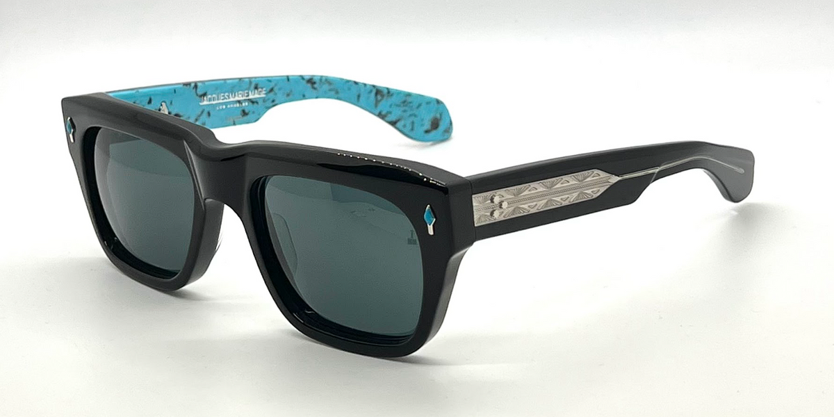 Jacques Marie Mage Johnny Cash Turquoise Collection Black Bermuda Lens