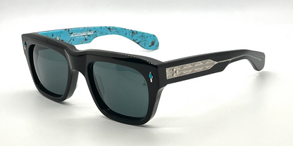 Jacques Marie Mage Johnny Cash Turquoise Collection Black Bermuda Lens