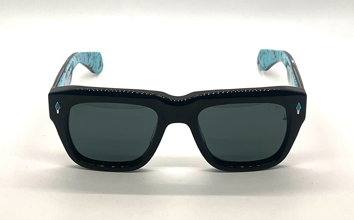 Jacques Marie Mage Johnny Cash Turquoise Collection Black Bermuda Lens