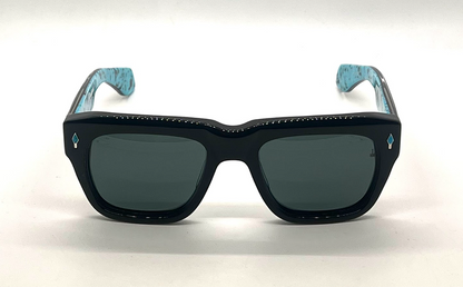 Jacques Marie Mage Johnny Cash Turquoise Collection Black Bermuda Lens