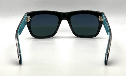 Jacques Marie Mage Johnny Cash Turquoise Collection Black Bermuda Lens
