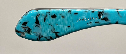 Jacques Marie Mage Johnny Cash Turquoise Collection Black Bermuda Lens