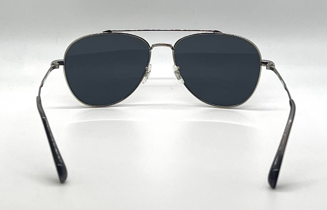 Oliver Peoples Rikson OV1266ST 503687 Silver Titanium Aviator Sunglasses