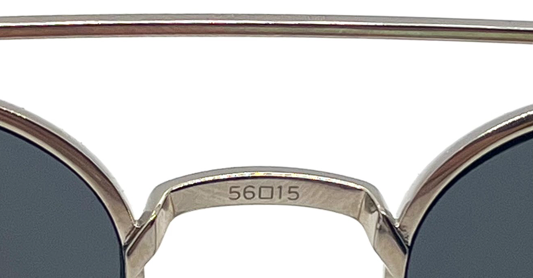 Oliver Peoples Rikson OV1266ST 503687 Silver Titanium Aviator Sunglasses