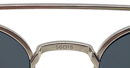 Oliver Peoples Rikson OV1266ST 503687 Silver Titanium Aviator Sunglasses