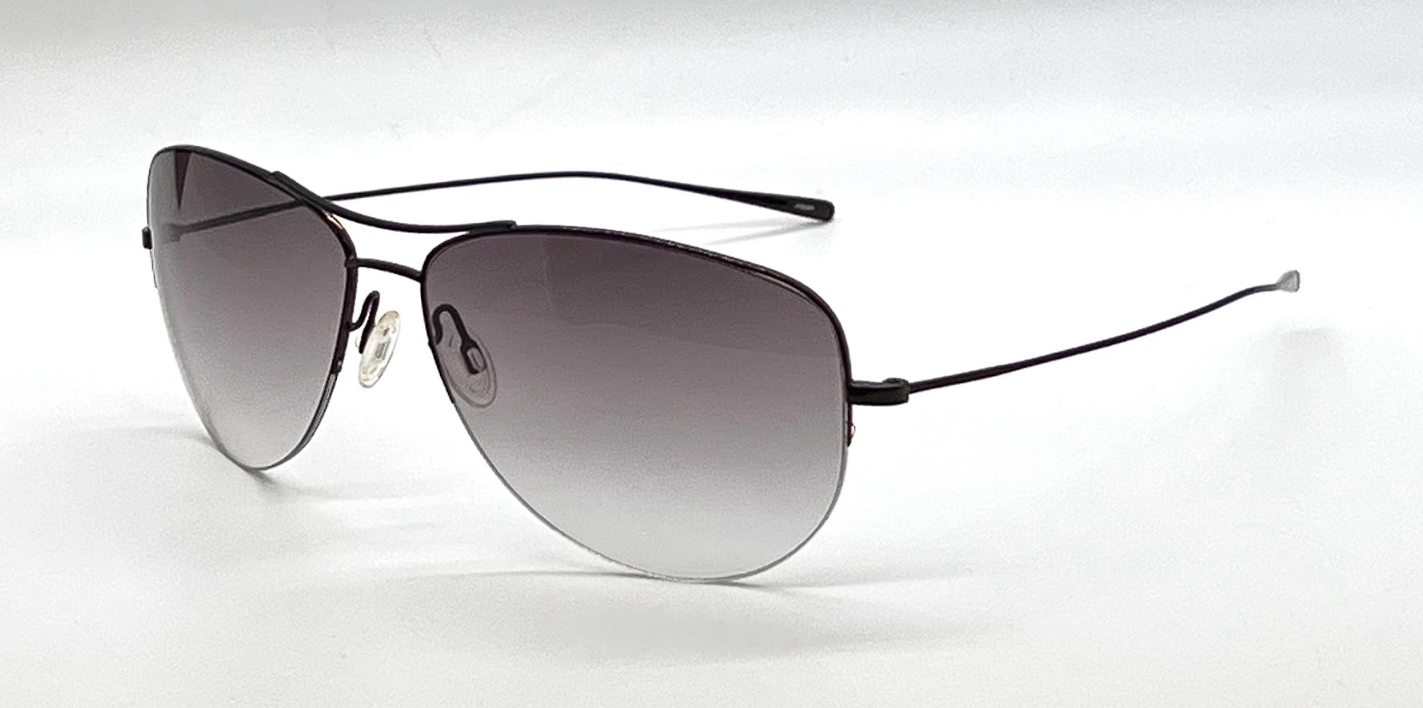 Oliver Peoples Commodore Aviator Sunglasses Grey Gradient Made in Japan