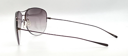 Oliver Peoples Commodore Aviator Sunglasses Grey Gradient Made in Japan