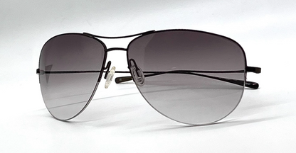 Oliver Peoples Commodore Aviator Sunglasses Grey Gradient Made in Japan