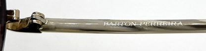 Barton Perreira Jet-Setter Aviator Sunglasses Silver Brown Gradient Japan Full Kit