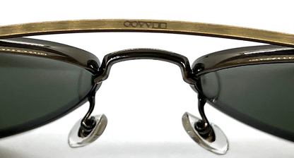 Oliver Peoples Rikson OV1266ST 528471 Antique Gold Aviator Sunglasses