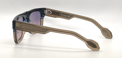 T Henri 959 Limited Edition Sunglasses 18K Gold Handmade Japan 5/149
