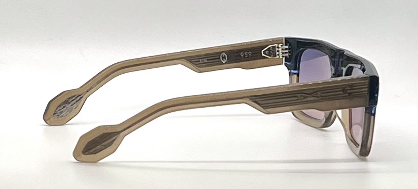 T Henri 959 Limited Edition Sunglasses 18K Gold Handmade Japan 5/149