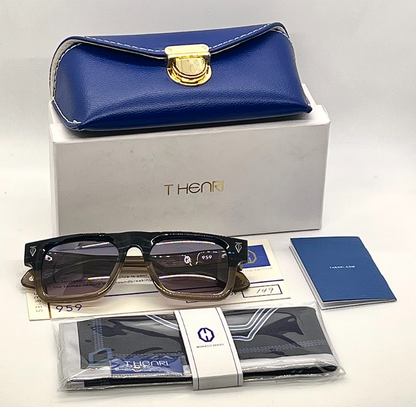 T Henri 959 Limited Edition Sunglasses 18K Gold Handmade Japan 5/149