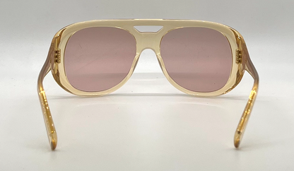 Cynthia Benjamin Jorgie CHP Amber Sunglasses Pink Lens Japan
