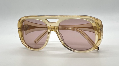 Cynthia Benjamin Jorgie CHP Amber Sunglasses Pink Lens Japan
