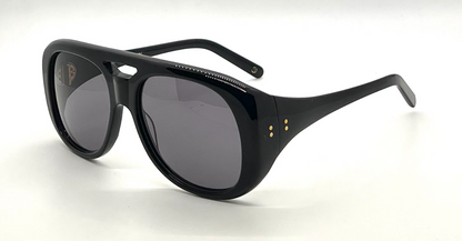 Cynthia Benjamin Jorgie Black Sunglasses Grey Lens Japan