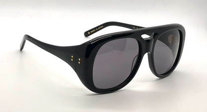 Cynthia Benjamin Jorgie Black Sunglasses Grey Lens Japan