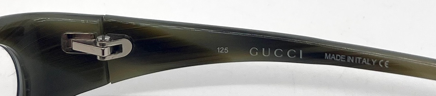 Gucci GG 2512 Onyx Blue Cat Eye Vintage Eyeglasses Made in Italy