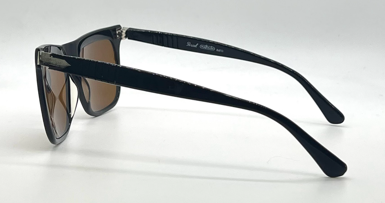 Persol Meflecto Ratti GS1 Vintage Sunglasses Black/Brown-Unworn