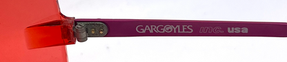 Gargoyles 1st Generation 85mm-Red Lenses-Vintage Shield Sunglasses-Unworn-USA