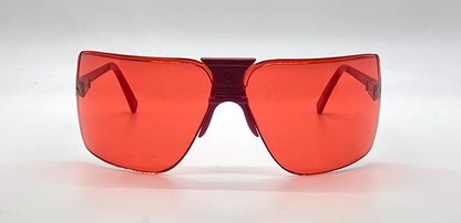 Gargoyles 1st Generation 85mm-Red Lenses-Vintage Shield Sunglasses-Unworn-USA