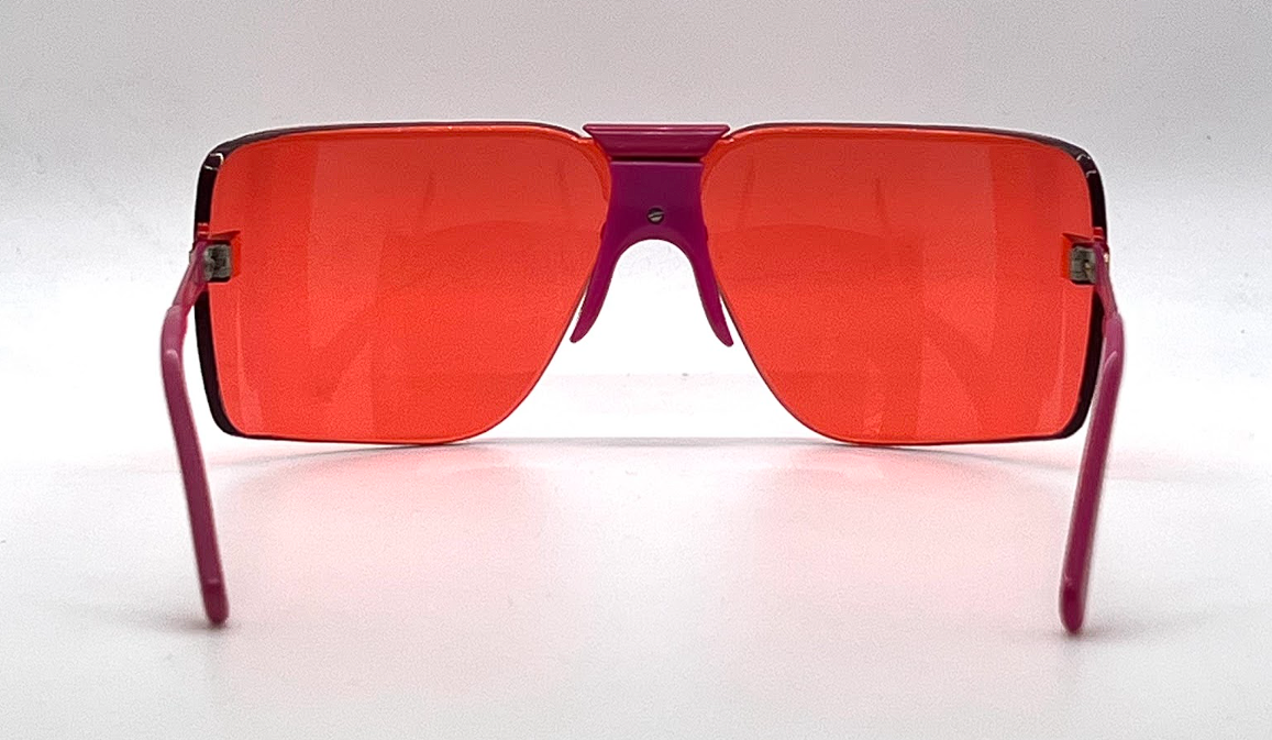 Gargoyles 1st Generation 85mm-Red Lenses-Vintage Shield Sunglasses-Unworn-USA