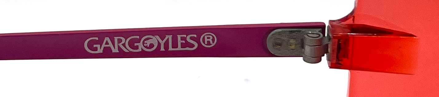 Gargoyles 1st Generation 85mm-Red Lenses-Vintage Shield Sunglasses-Unworn-USA