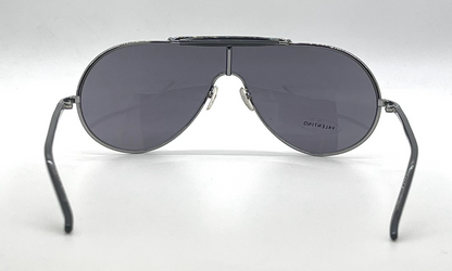 Valentino 5401/S Silver Shield Vintage Sunglasses Crystal Detail-UNWORN-Italy