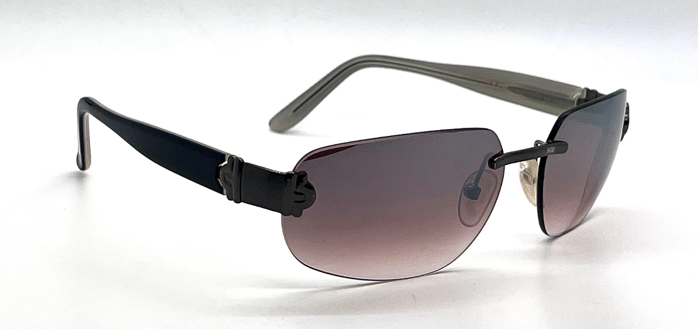 Basile 2122 Rimless Sunglasses Col. 20 Purple Gradient/UNWORN-Italy