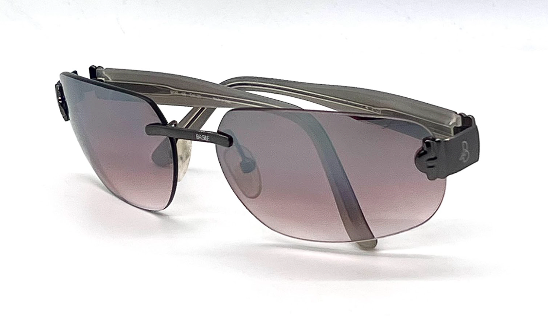 Basile 2122 Rimless Sunglasses Col. 20 Purple Gradient/UNWORN-Italy