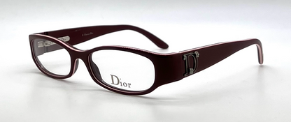 Christian Dior CD 3113 Swarovski Temple Vintage Eyeglasses-Unworn-Italy