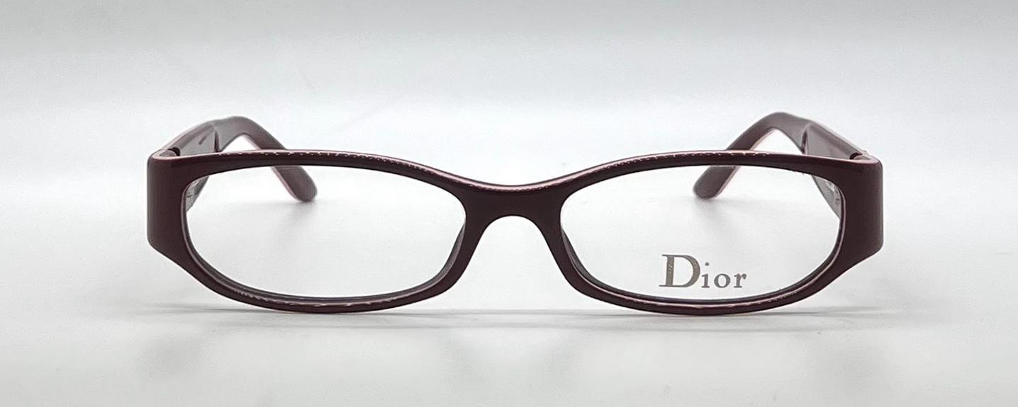 Christian Dior CD 3113 Swarovski Temple Vintage Eyeglasses-Unworn-Italy