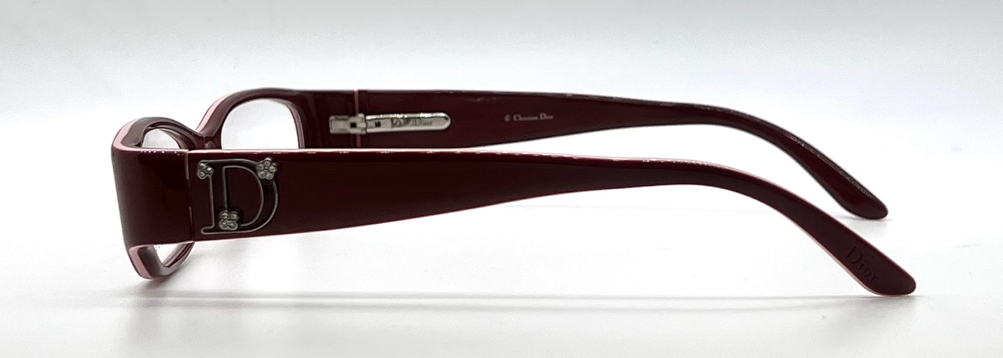 Christian Dior CD 3113 Swarovski Temple Vintage Eyeglasses-Unworn-Italy