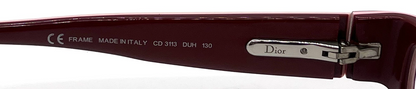 Christian Dior CD 3113 Swarovski Temple Vintage Eyeglasses-Unworn-Italy