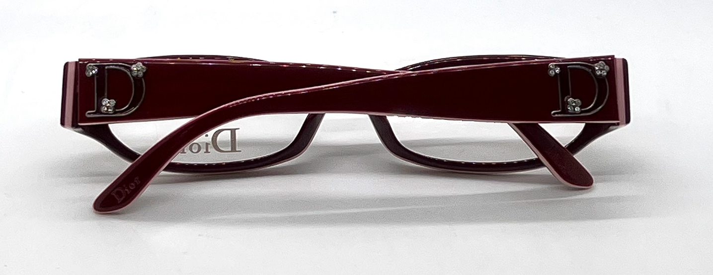 Christian Dior CD 3113 Swarovski Temple Vintage Eyeglasses-Unworn-Italy