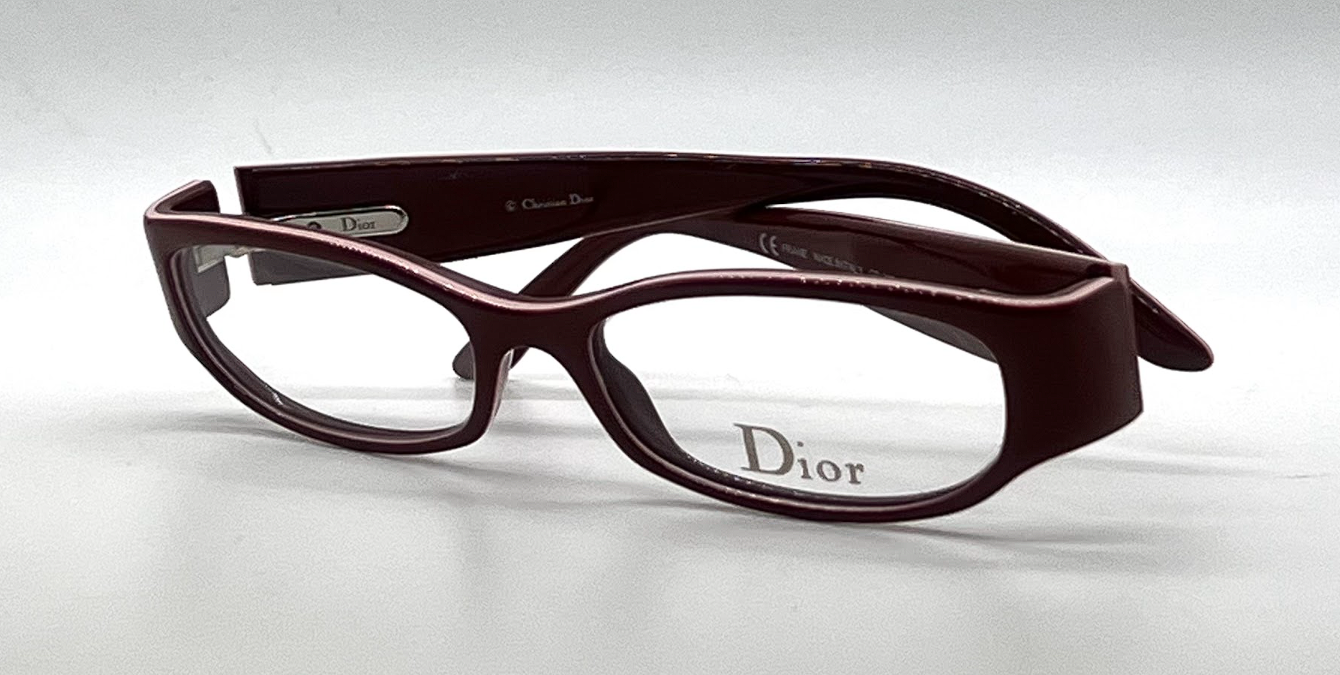 Christian Dior CD 3113 Swarovski Temple Vintage Eyeglasses-Unworn-Italy
